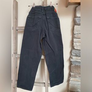 Boys black baggy Empyre pants from Zumiez.